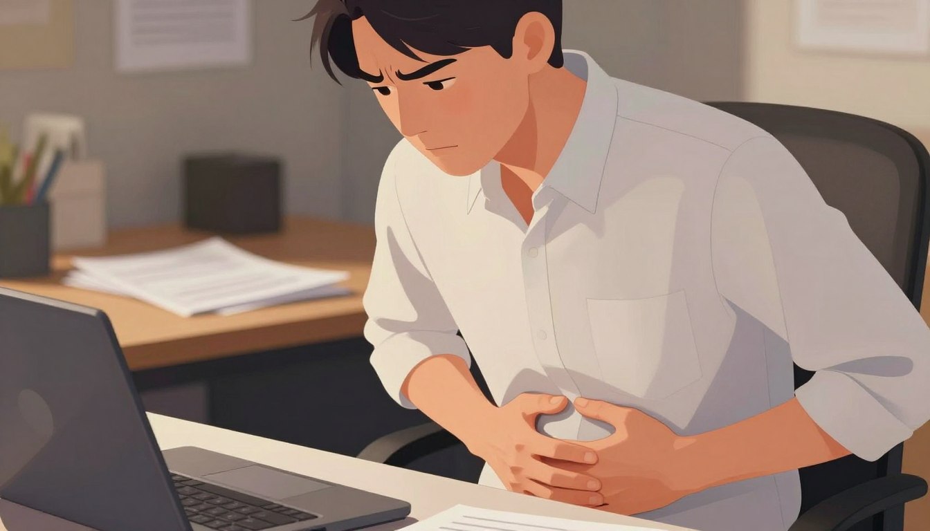 Ból żołądka ze stresu