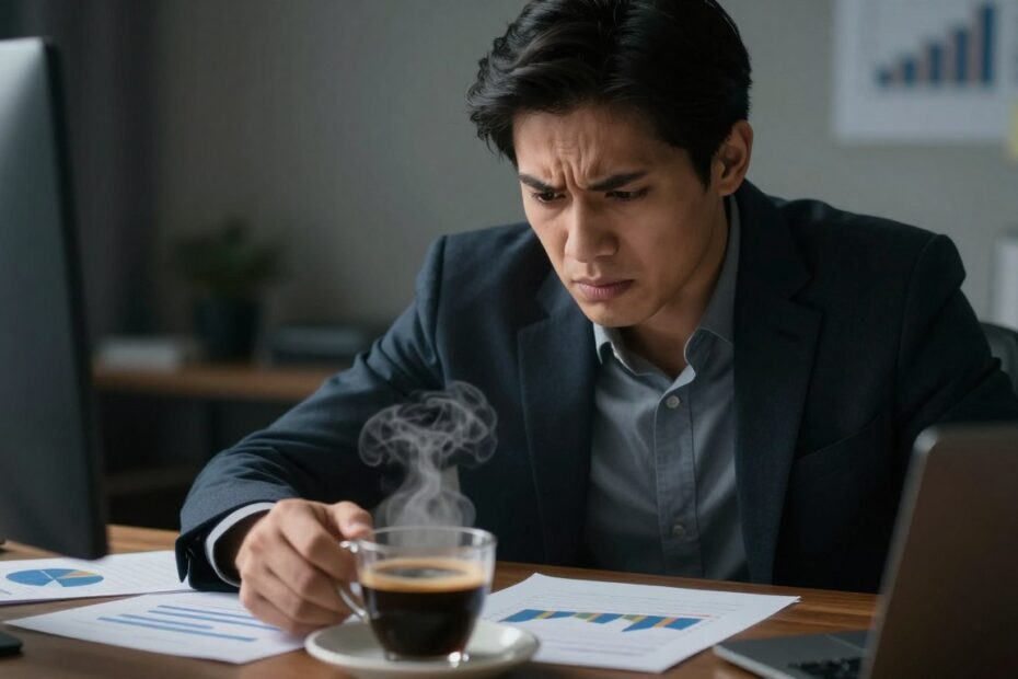 Gorzki smak w ustach a stres