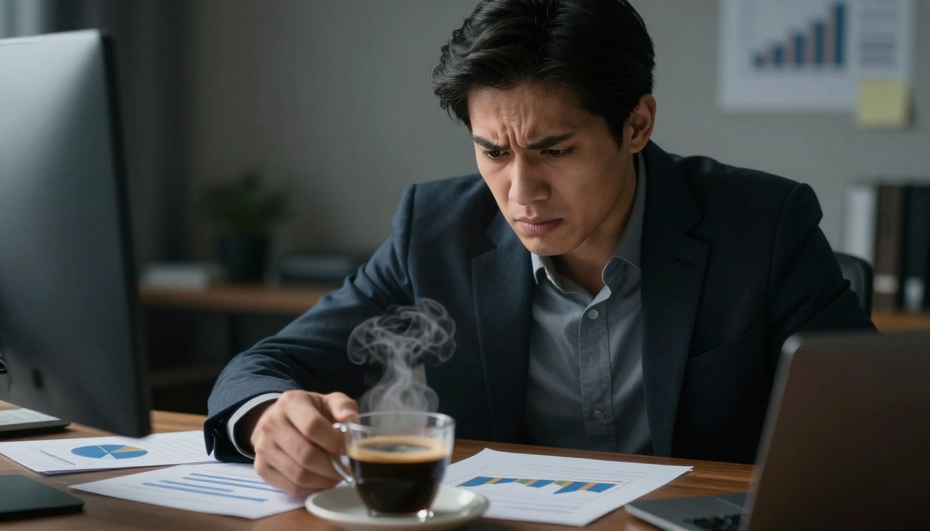 Gorzki smak w ustach a stres